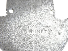 Загрузить изображение в средство просмотра галереи, FRANCE. Fer de pertuisane gravé sur une face des arme de France et de motifs floraux, signée "J. GONET"