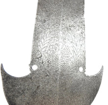 Загрузить изображение в средство просмотра галереи, FRANCE. Fer de pertuisane gravé sur une face des arme de France et de motifs floraux, signée "J. GONET"