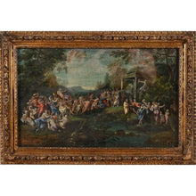 Загрузить изображение в средство просмотра галереи, Éventail mis en rectangle d'époque Louis XIV