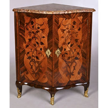 Загрузить изображение в средство просмотра галереи, Encoignure en bois de placage ouvrant par deux vantaux