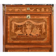 Charger l'image dans la galerie, Spectaculaire Secrétaire Louis XVI Estampillé de BOUDIN