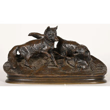 Загрузить изображение в средство просмотра галереи, MENE Pierre-Jules « Les 2 renards sur une terrasse »