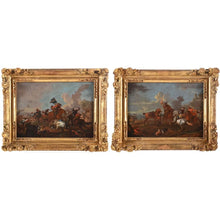 Загрузить изображение в средство просмотра галереи, QUERFURT Auguste. (1696-1761). (Attribué à). «2 chocs de cavalerie»