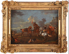 Загрузить изображение в средство просмотра галереи, QUERFURT Auguste. (1696-1761). (Attribué à). «2 chocs de cavalerie»