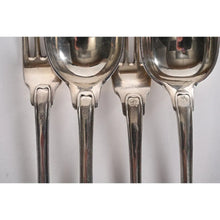 Загрузить изображение в средство просмотра галереи, Serie De 6 Couverts En Argent Massif Aux Fermiers Généraux (1775-1777).
