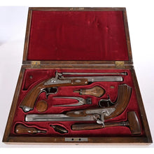 Charger l'image dans la galerie, CASSETTE NECESSAIRE DE PISTOLETS DE DUEL