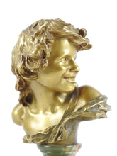 Load image into Gallery viewer, Jean Antoine INJALBERT (1845-1933) Buste d'enfant rieur.