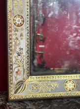 Load image into Gallery viewer, Miroir en verre églomisé Epoque Charles X