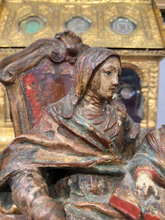 Загрузить изображение в средство просмотра галереи, ITALIE, Fin XVIle, "L'Éducation de la Vierge par sa mère sainte Anne "