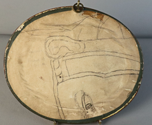 Загрузить изображение в средство просмотра галереи, Charmante gouache d'époque XVIIe représentant Renaud et Armide servis par Amour