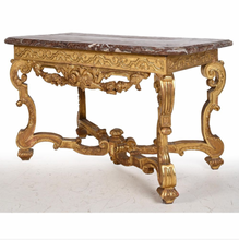 Charger l'image dans la galerie, Table à gibier Louis XIV de forme rectangulaire en bois doré