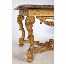 Charger l'image dans la galerie, Table à gibier Louis XIV de forme rectangulaire en bois doré
