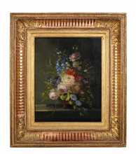 Charger l'image dans la galerie, Attribué à Pierre-Etienne REMILLEUX (1811-1856), Paire de Natures mortes aux bouquets de fleurs