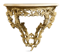 Load image into Gallery viewer, Paire de consoles aux pampres de vigne. Ep Louis XV