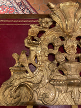 Загрузить изображение в средство просмотра галереи, Fronton d'époque Régence En Bois Doré