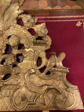 Загрузить изображение в средство просмотра галереи, Fronton d'époque Régence En Bois Doré