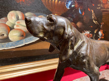 Загрузить изображение в средство просмотра галереи, Grand bronze - Léon BUREAU (1866-1906) " Chien à l'arrêt "