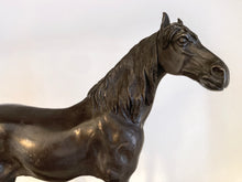 Загрузить изображение в средство просмотра галереи, Bronze équestre à patine noire - XXe siècle