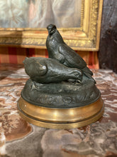 Загрузить изображение в средство просмотра галереи, CAIN Auguste Nicolas (1821-1894) Couple de tourterelles