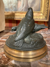 Загрузить изображение в средство просмотра галереи, CAIN Auguste Nicolas (1821-1894) Couple de tourterelles