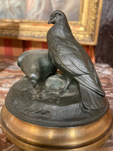 Загрузить изображение в средство просмотра галереи, CAIN Auguste Nicolas (1821-1894) Couple de tourterelles