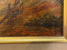 Загрузить изображение в средство просмотра галереи, "Bouzareah" Huile sur toile Ep. XIXe située et datée 1877