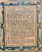 Charger l'image dans la galerie, Carte d'Anvers, Gravure réhaussée, Ep XVIIème