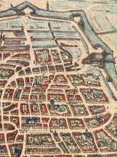 Charger l'image dans la galerie, Carte d'Anvers, Gravure réhaussée, Ep XVIIème