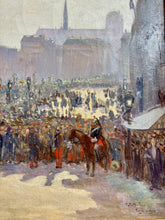 Charger l'image dans la galerie, "La foule de l'Hôtel de Ville - Funérailles nationales de Félix Faure, 23 février 1899"