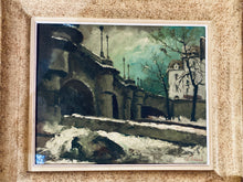 Загрузить изображение в средство просмотра галереи, Émile-Henry Tilmans, Paris pont-neuf sous la neige 1949.