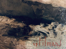 Загрузить изображение в средство просмотра галереи, Émile-Henry Tilmans, Paris pont-neuf sous la neige 1949.