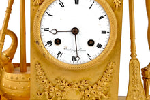 Загрузить изображение в средство просмотра галереи, Pendule borne en bronze signé Destigny à Rouen