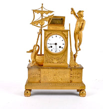 Загрузить изображение в средство просмотра галереи, Pendule borne en bronze signé Destigny à Rouen