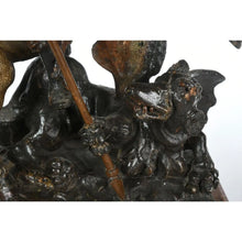 Загрузить изображение в средство просмотра галереи, Saint-Georges à cheval terrassant le dragon Travail français vers 1650