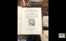 Загрузить изображение в средство просмотра галереи, Description des festes données par la ville de Paris à l'occasion du mariage de Madame Louise-Élisabeth de France, & de Dom Philippe - ARGEADES - Antiquaire Rouen