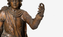 Загрузить изображение в средство просмотра галереи, Grande statue de saint Maurice XVIIè en noyer