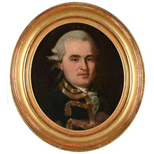 Charger l&#39;image dans la galerie, École Française du XVIIIe,« Portrait d’un gentilhomme en uniforme »
