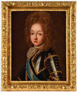 École française vers 1700 portrait présumé du duc d'Anjou Philippe-Louis de France