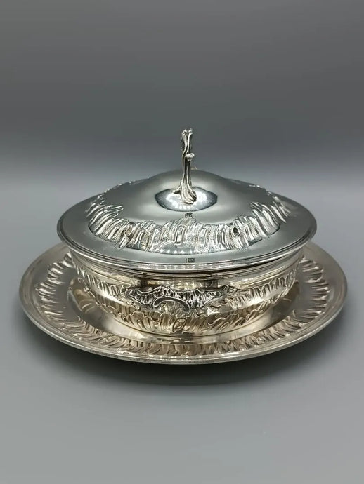 Légumier en argent style Louis XV  - Galerie de l'astrée - Antiquaire Rouen
