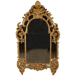 Grand miroir d'époque Régence