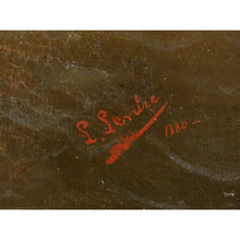 Charger l&#39;image dans la galerie, Marine belle huile sur toile signée L.Levitre et datée 1880
