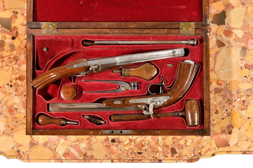 CASSETTE NECESSAIRE DE PISTOLETS DE DUEL