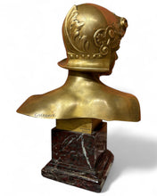 Charger l'image dans la galerie, Tête De Mercure 1895 - 1900 Emmanuel Hannaux H.22 Cm
