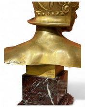 Charger l'image dans la galerie, Tête De Mercure 1895 - 1900 Emmanuel Hannaux H.22 Cm
