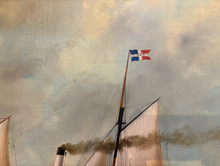 Charger l&#39;image dans la galerie, École Française du XIXe 62x92 cm - Vue du Achille
