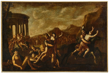 Charger l'image dans la galerie, École italienne du XVIIe siècle "L’Enlèvement des Sabines"
