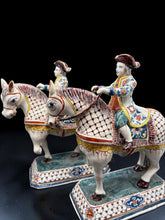 Загрузить изображение в средство просмотра галереи, Delft, fin du XVIIIe siècle « Les Cavaliers »
