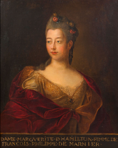Ecole Anglaise Vers 1730 - Portrait De Marguerite De Hamilton