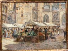 Загрузить изображение в средство просмотра галереи, Georges Binet (1865-1949) - Marché De Rouen
