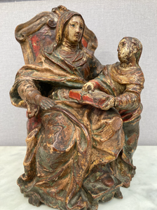 ITALIE, Fin XVIle, "L'Éducation de la Vierge par sa mère sainte Anne "